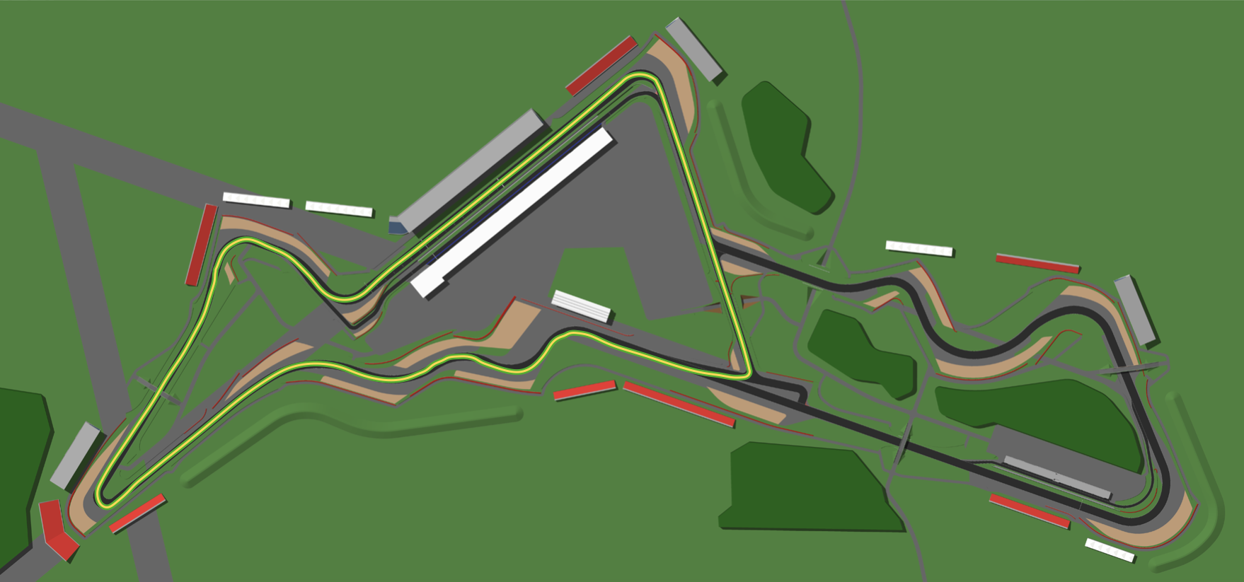 Medium track layout